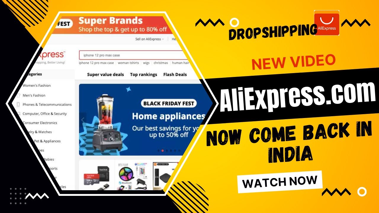 Can we order from AliExpress in India